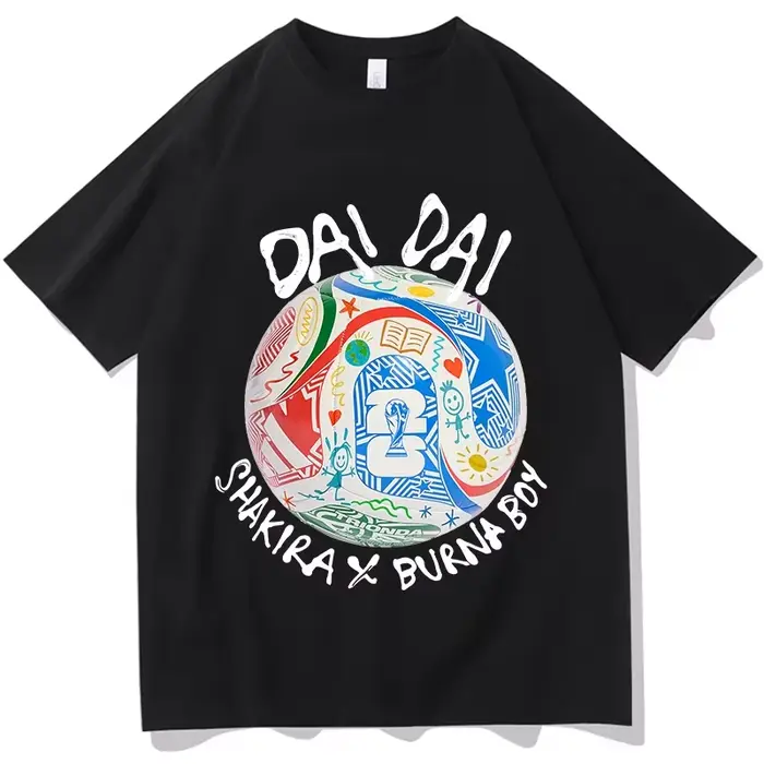 T-shirt unisexe Shakira DAI DAI 2026 – Mode décontractée