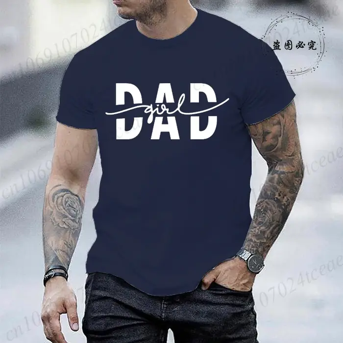 T-shirt imprimé « Dad Girl » pour homme – T-shirts graphiques « Dad