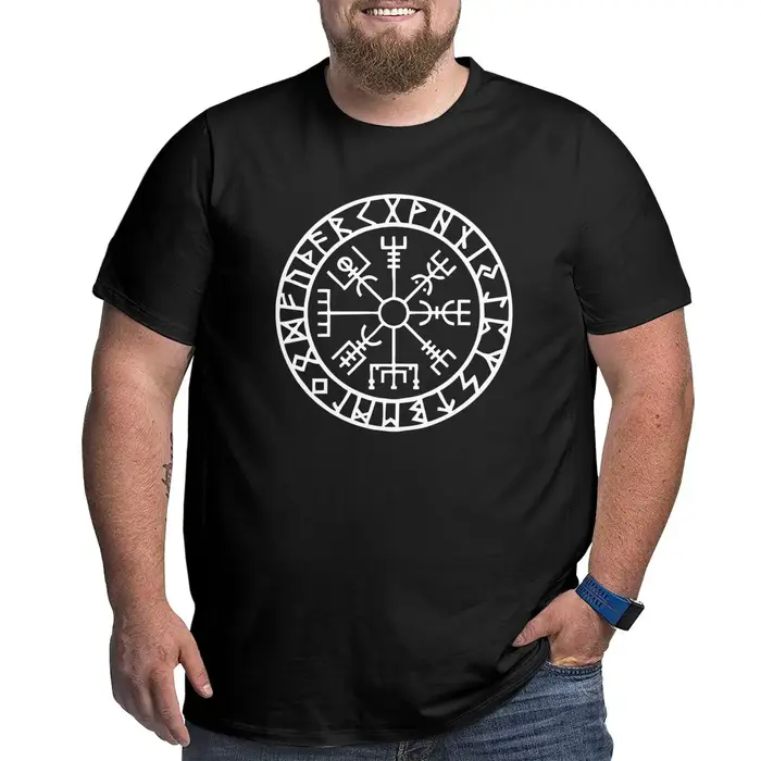Vegvisir-T-Shirt Navigateur Futhlavabo Runes pour Homme