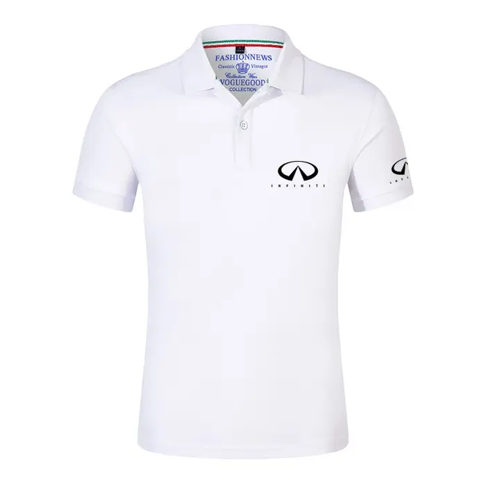 MF iti-Polo en coton pour hommes, confortable, décontracté, résistant, coupe couvertes, impression,
