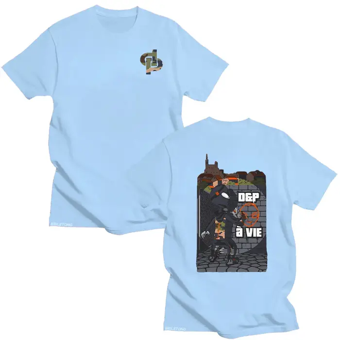 D & p À Vie Box T-Shirt rappeur JuL t-shirts hommes Style de rue pur coton