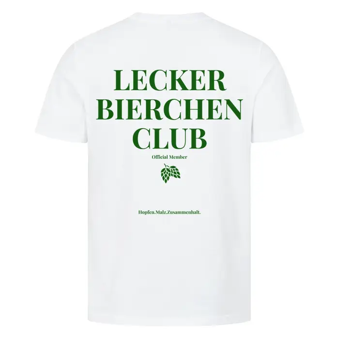 Lecker Bierchen Club - T-shirt en coton conçu pour les amateurs de bière