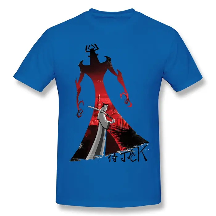 Samouraï Jack Cool créatif t-shirt décontracté offre spéciale