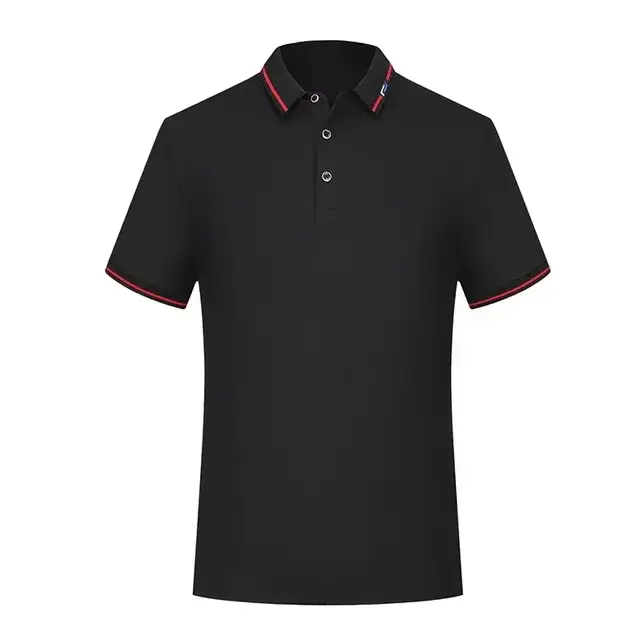 Polo brodé à manches courtes, logo personnalisé, haut à revers bricolage, groupe d'entreprise, pas c