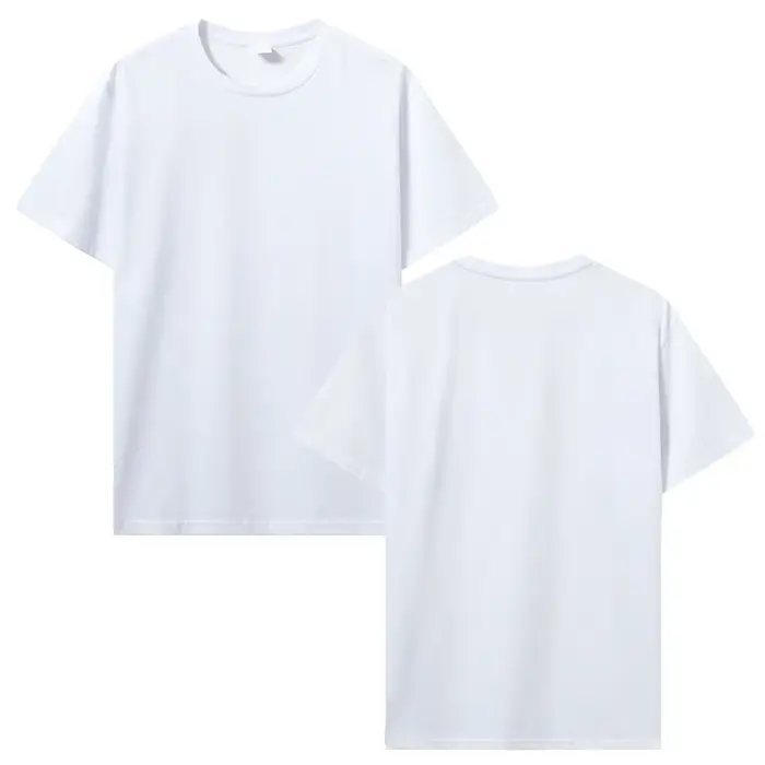 T-shirt personnalisé faites votre conception Logo texte avant et arrière