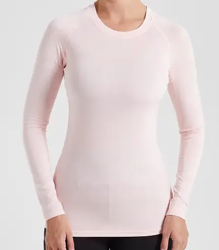 T-shirt de compression à manches longues pour femme
