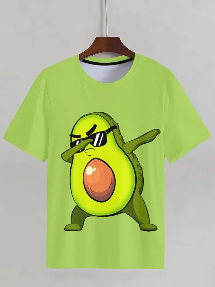 2025 été dessin animé fruits graphique impression 3D t-shirt hommes femmes mode à manches courtes T-shirts Harajuku Y2K
