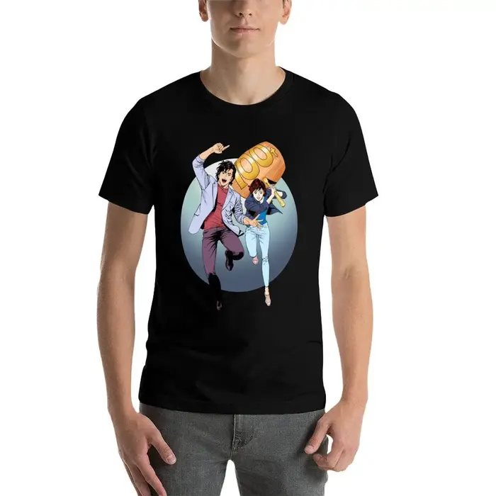 City Hunter alias Nicky Larson100 tonnes T-Shirt graphique t-shirts pour homme