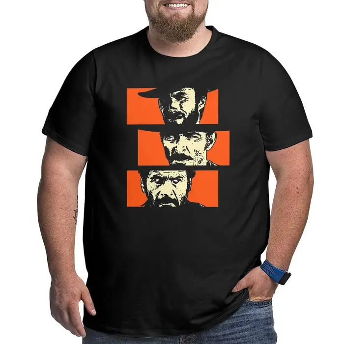 T-shirt à manches courtes pour homme, 100% coton, de la marque The Good The Bad and The en-ly clint