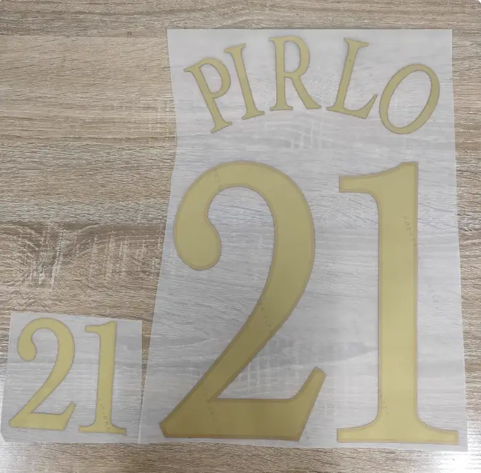 2004 Italie maison Del Piero R.BAGGIO.PIRLO kit de numéro de nom