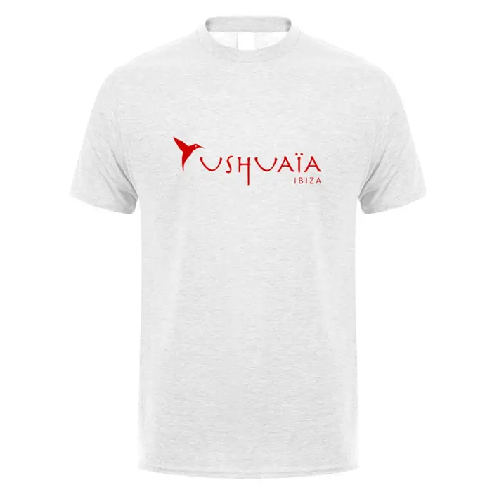 T-shirt Ushuaia Ibiza pour hommes été unisexe à manches courtes coton