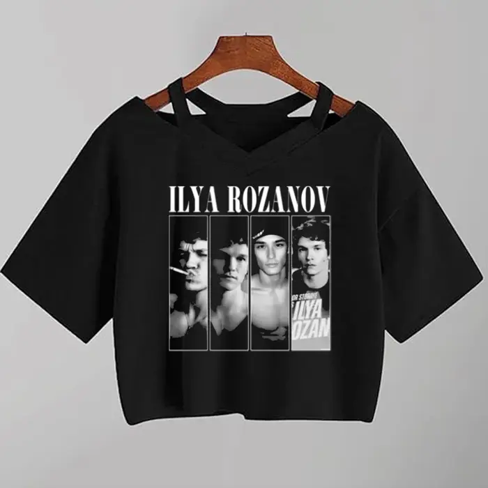 T-shirt Crop Top Heated Rivalry Rozanov & Hollander Ilya Rozanov Shane Hollander 81