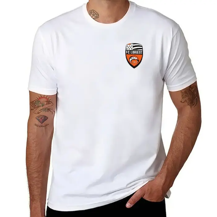 Chemise T-Shirt chemises t coton homme t FC Lorient décontracté pour hommes