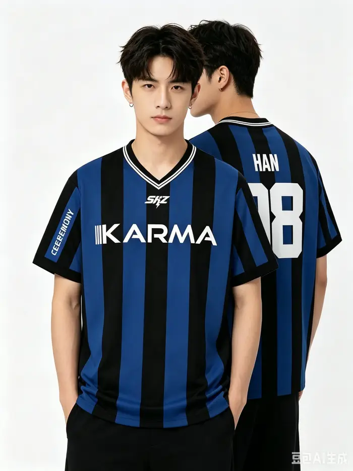 T-shirt pour fans de l'album KPop Stay Karma été 2026, streetwear décontracté, sport, oversize, manc