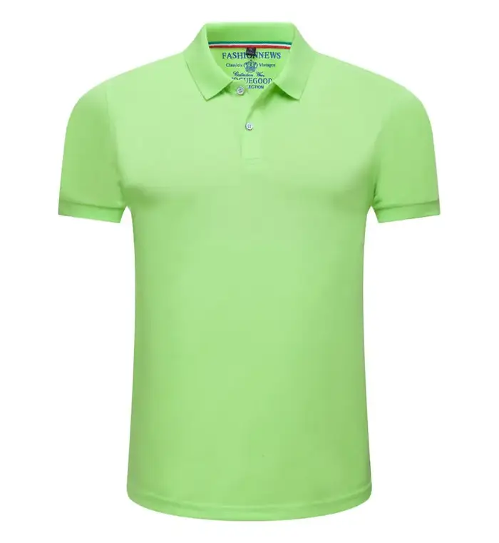 Hommes polos à manches courtes décontracté couleur unie mode été revers mâle couverture hauts vêtements de travail respirant confortable