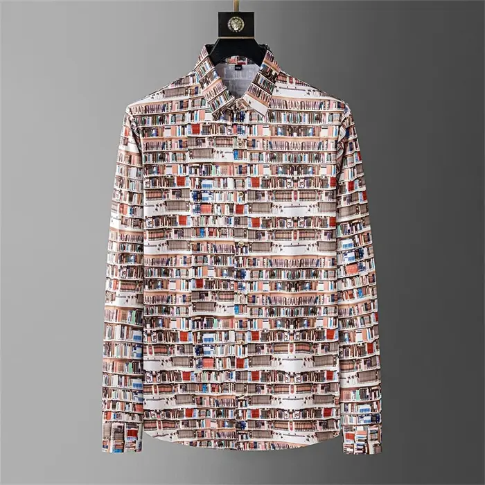 Chemises pour hommes, chemises de haute qualité, chemises pour hommes imprimées en 3D, revers à manc