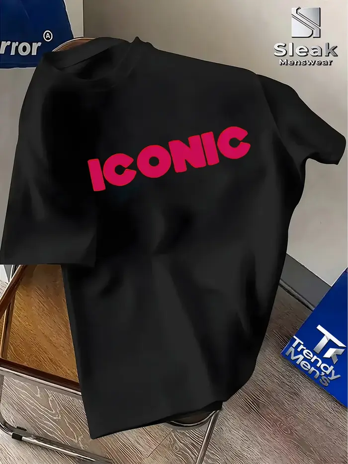 T-shirt graphique iconique pour homme
