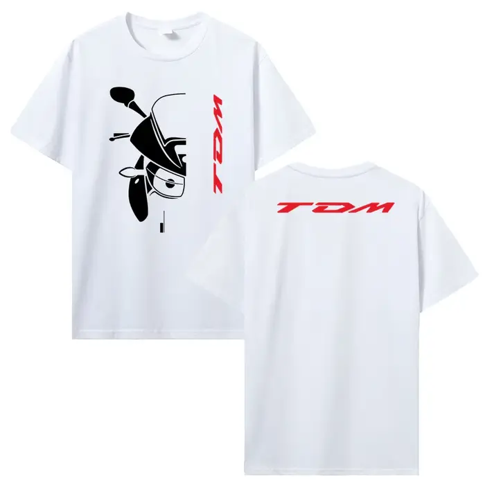Double face Yama Tdm 900 voiture Auto T-Shirt vêtements pour hommes été décontracté col rond
