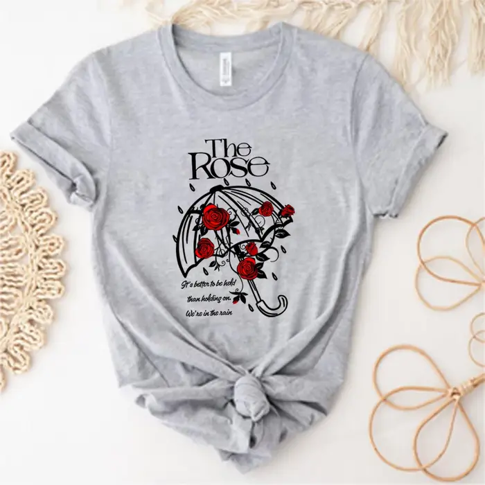 Elle est dans la pluie t-shirt la Rose Kpop chemises Dawn To Dusk Tour t-shirts