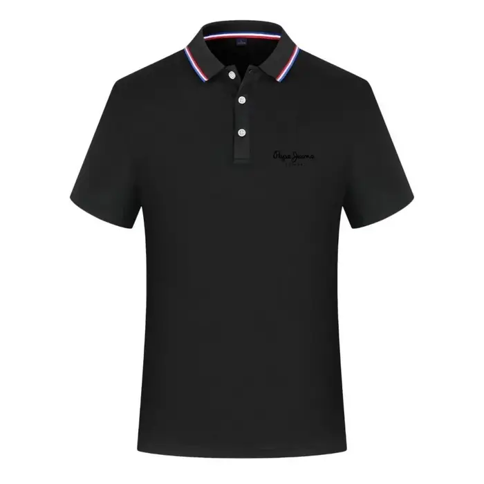 Nouveau Polo à manches courtes pour homme Pepe Jeans London, col rayé, séchage rapide, respirant, dé