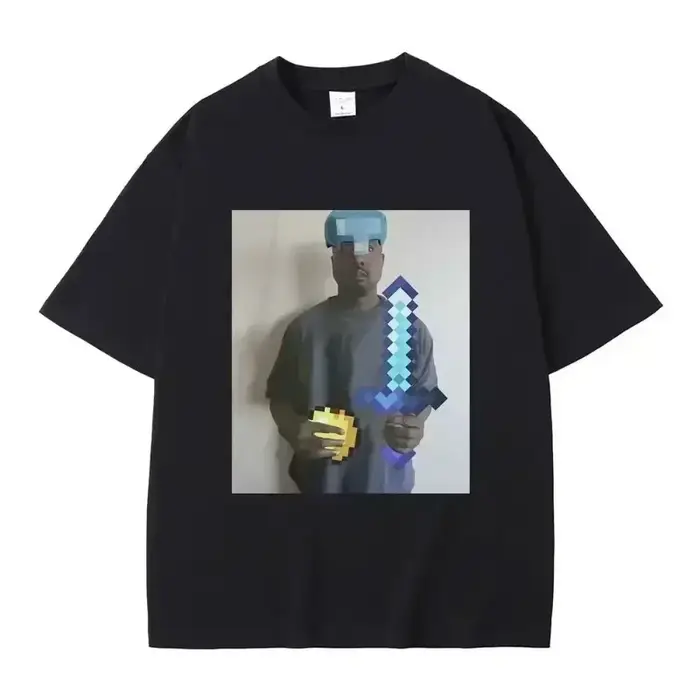 Drôle Kanye West Meme T-Shirt hommes mode Vintage Hip Hop Rap Style