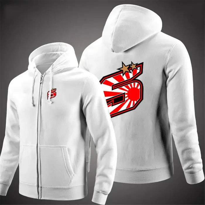Johann Zarco No 5 imprimer 2025 printemps automne hommes classique couleur unie populaire sweat ferm