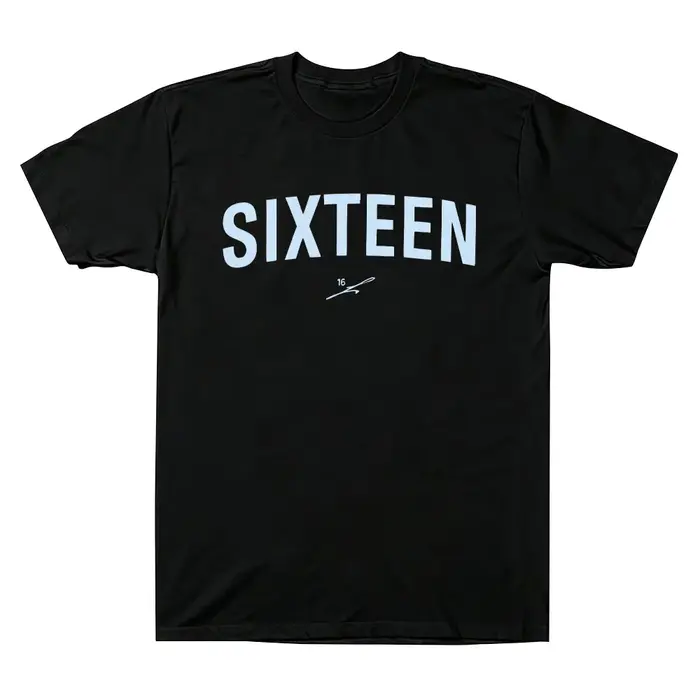 SIXTEEN TEE Charles Racer Leclerc Merch T-shirts à imprimé lettres simples pour hommes, mode décontr