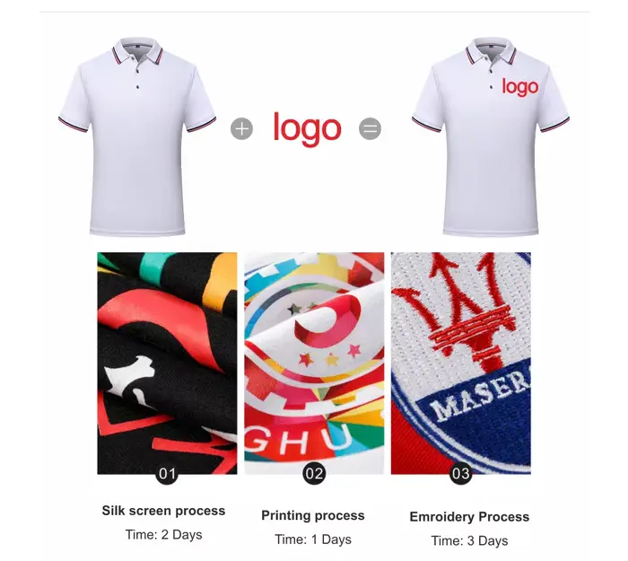 Polo Respirant avec LOGO Personnalisé pour Homme