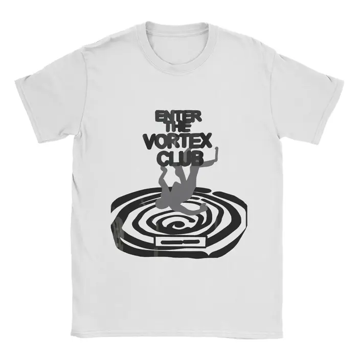 La vie est étrange hommes t-shirt entrer dans le Club Vortex fou