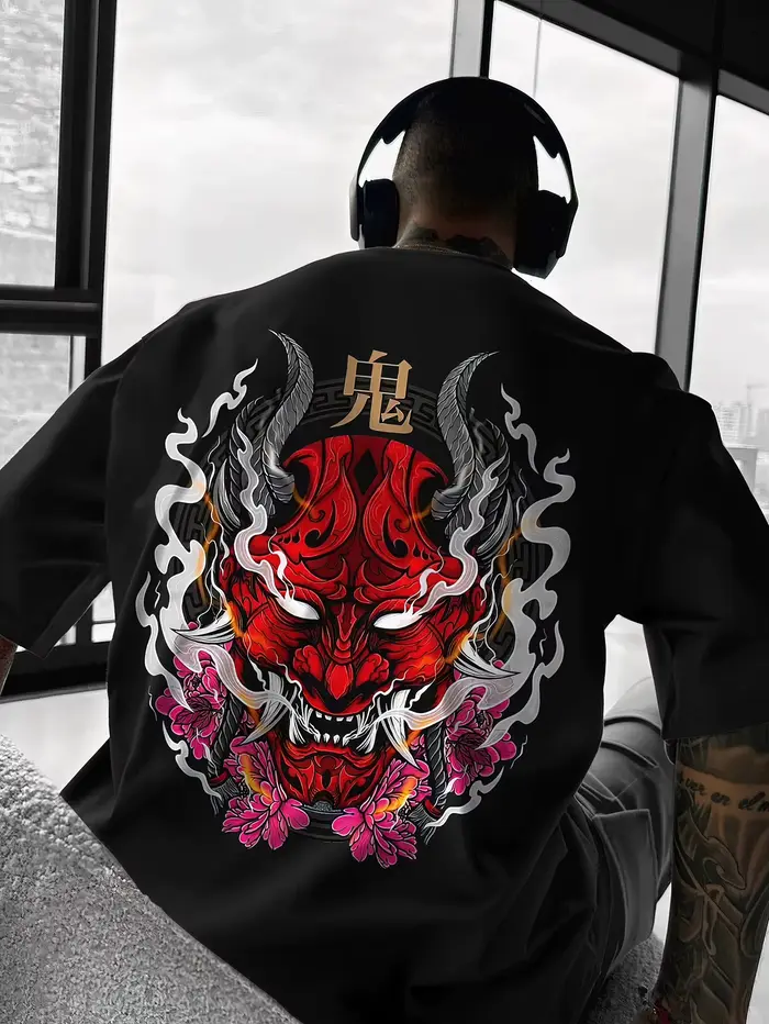 T-shirt à col rond pour homme - Coupe décontractée, manches courtes, chemise décontractée d'été avec