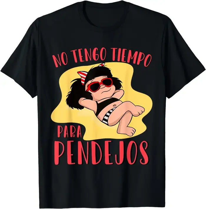 T-Shirt femme drôle féministe Mafalda T-Shirt T-Shirt décontracté été Streetwear