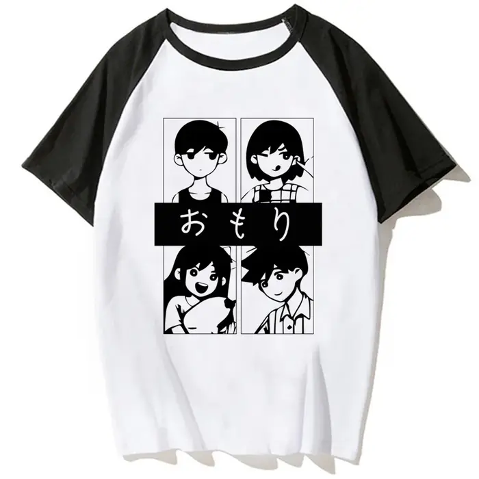 Omori t-shirts femmes japonais été t-shirt fille bande dessinée vêtements