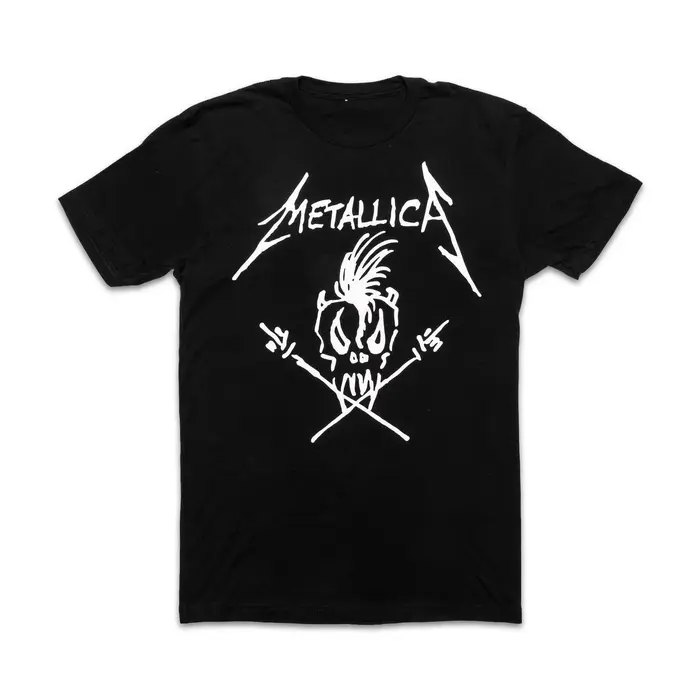 T-shirt Metallica Band 100% coton, t-shirt graphique pour hommes et femmes, streetwear d'été