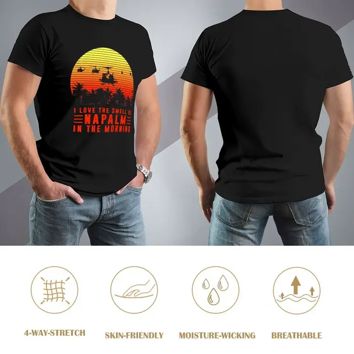 J'aime l'odeur de Napalm au matin T-Shirt-Vintage T-Shirt Anime