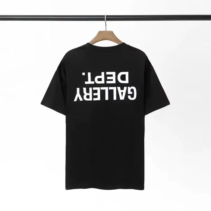 GALLERY DEPT inspiré revers imprimé T-Shirt 100% coton surdimensionné Streetwear
