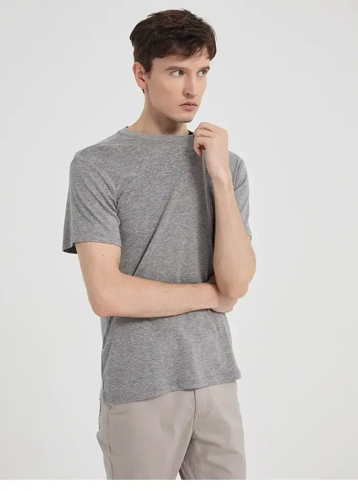 T-shirt en laine mérinos pour homme