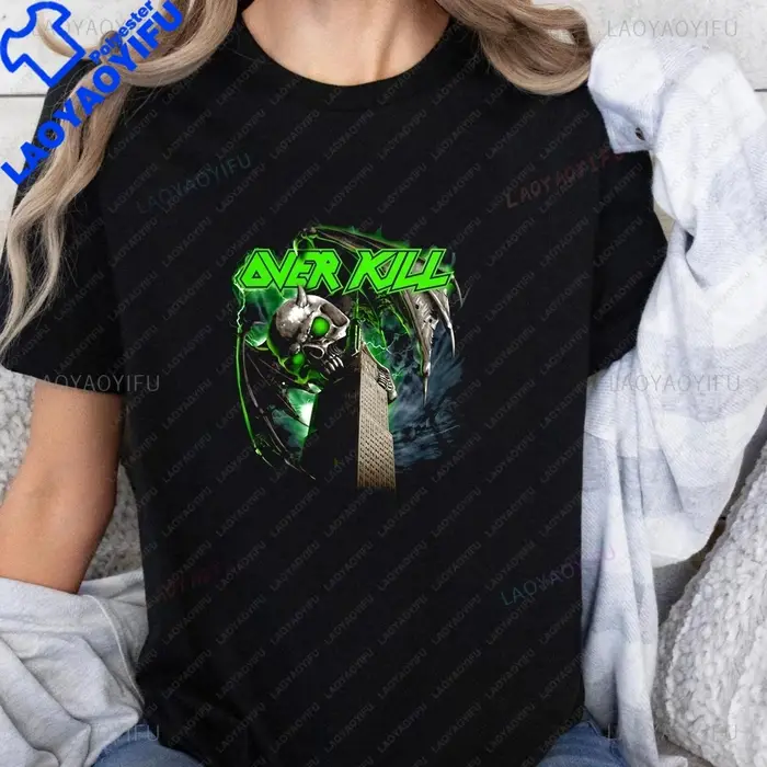 T-shirt imprimé Overkill Band