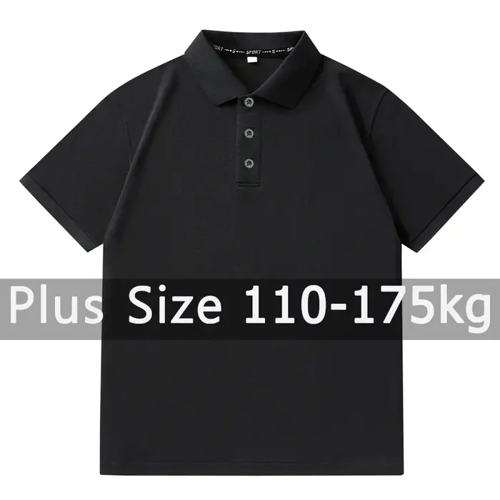 Polo femme grande taille 5XL/6XL/7XL 110-175kg t-shirt ample surdimensionné d'été