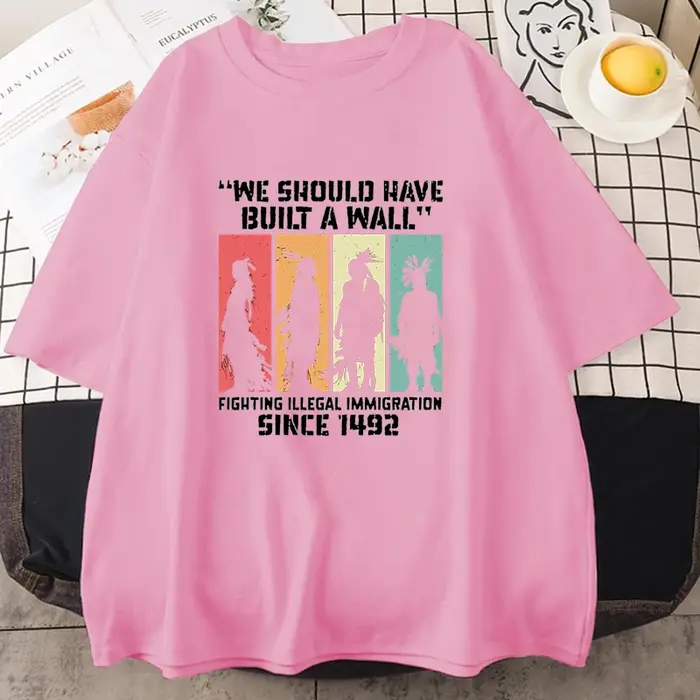 T-shirt drôle à imprimé amérindien pour hommes et femmes