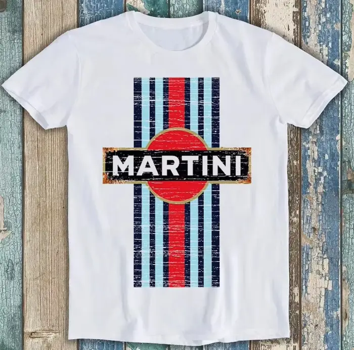 T-shirt rétro Martini Racing 2026, style vintage, hipster, unisexe, cadeau cool, t-shirt à col rond