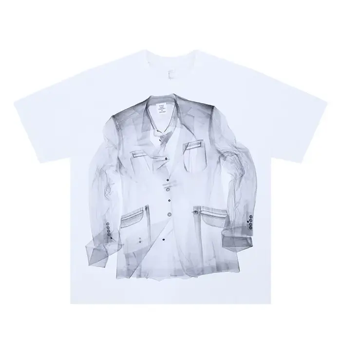 High Street chemise créative impression T-shirt hommes femmes de haute qualité 2025 Style d'été T-sh