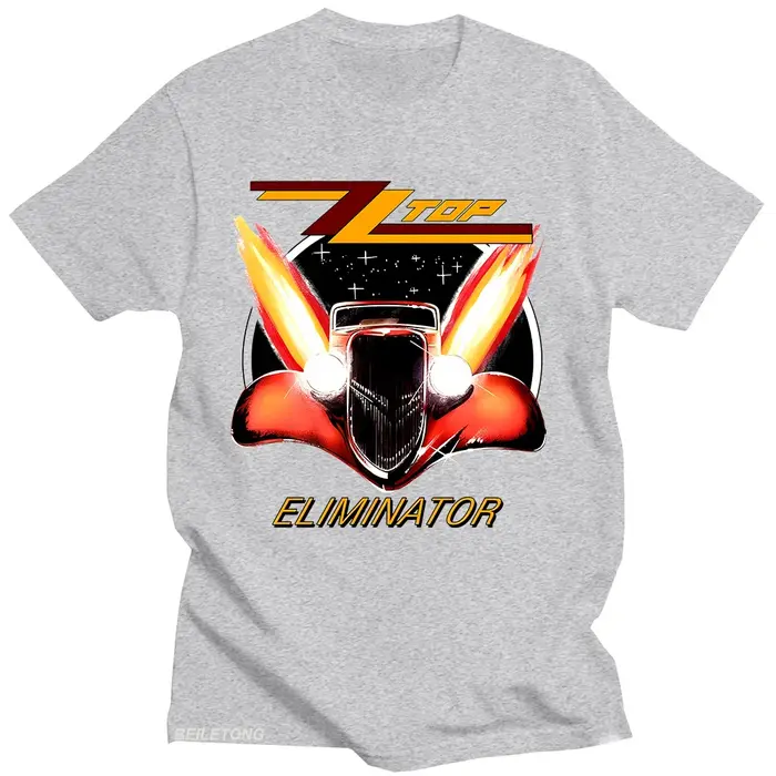 ZZ Top Eliminator 1983 Tour T-Shirt ZZ Top Rock hommes Vintage classique t-shirts été femmes/hommes coton respirant