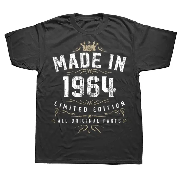 T-shirts drôles fabriqués en 1964 pour anniversaire