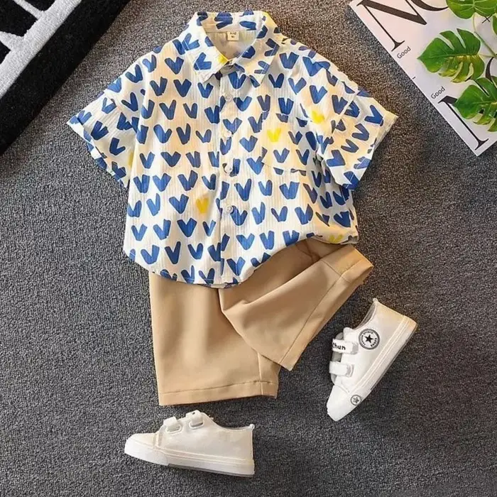 T-shirt d'été à manches courtes pour garçons