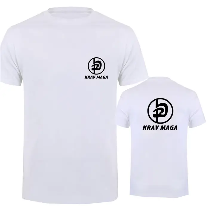 Krav Maga – t-shirt noir en coton pour homme
