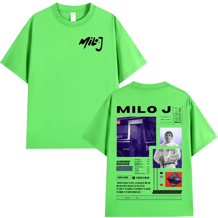 Rappeur Milo J 166 Album T-shirt hommes femmes mode Hip Hop