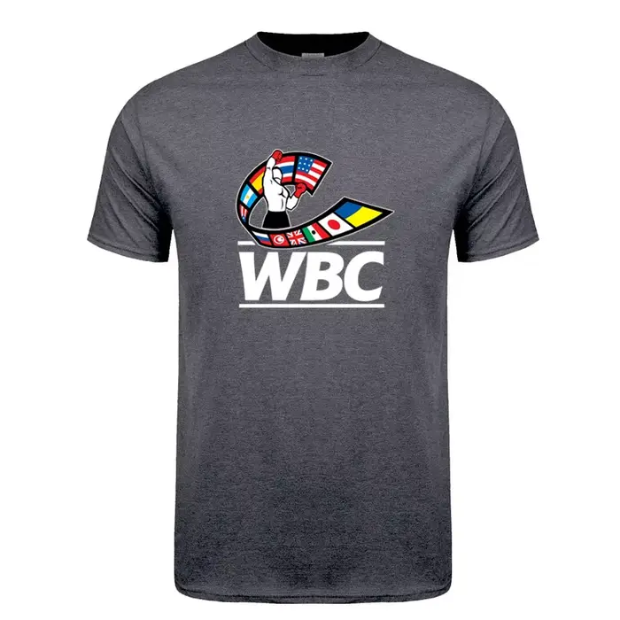WBC boxe t-shirt été hommes coton à manches courtes T-shirts homme hauts