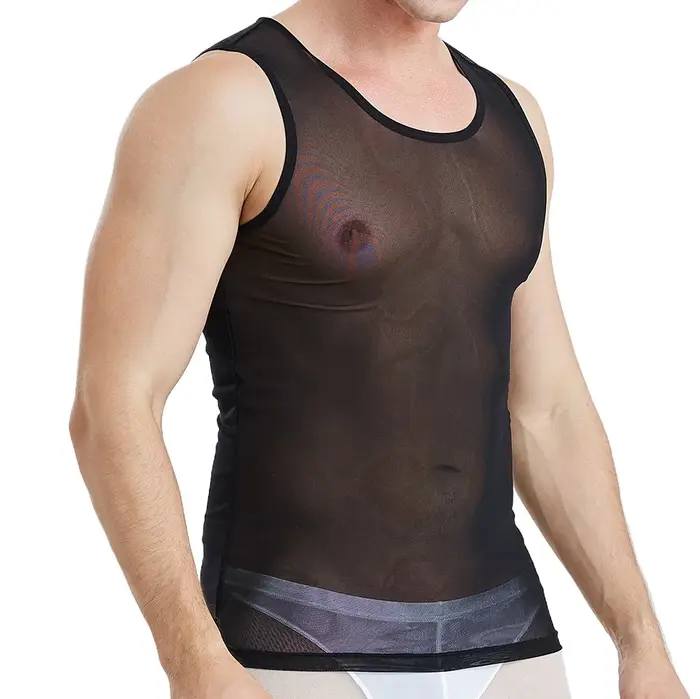 Débardeurs pour hommes en maille respirante