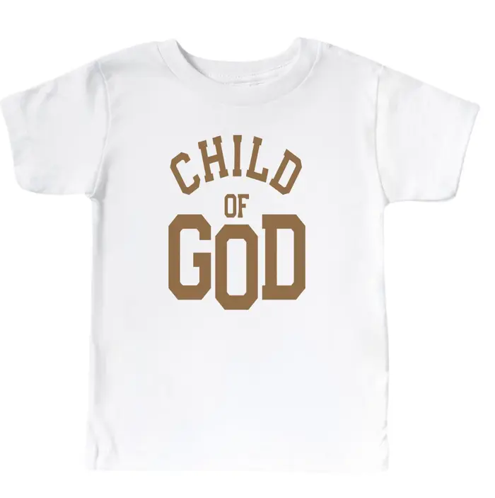 Rétro T-Shirt religieux enfant de dieu chemise impression