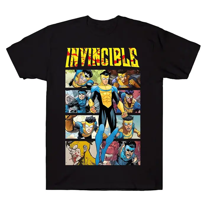 T-shirt Invincible Mark Superhero unisexe, T-shirt en coton Omni-Man Invincible, cadeau parfait pour